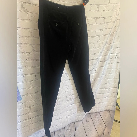 Women’s Ann Taylor Black Velvet Formal Dress Slacks Size 6 - Picture 10 of 10